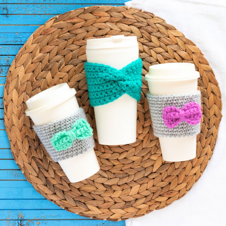 25 Free Crochet Coffee Cup Cozy Patterns