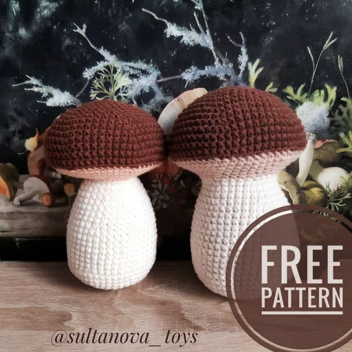 Free Crochet Mushroom Patterns Amigurumi Pattern