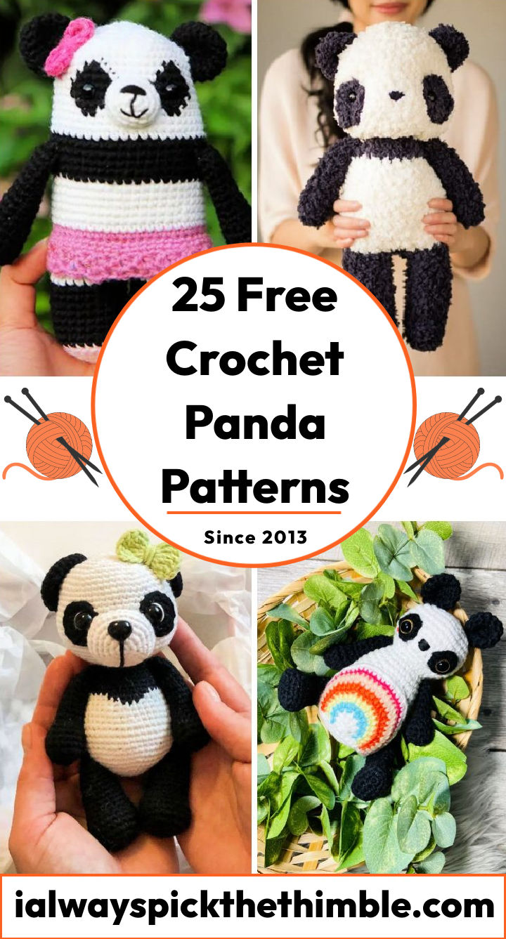 Free Crochet Panda Patterns Amigurumi Pattern