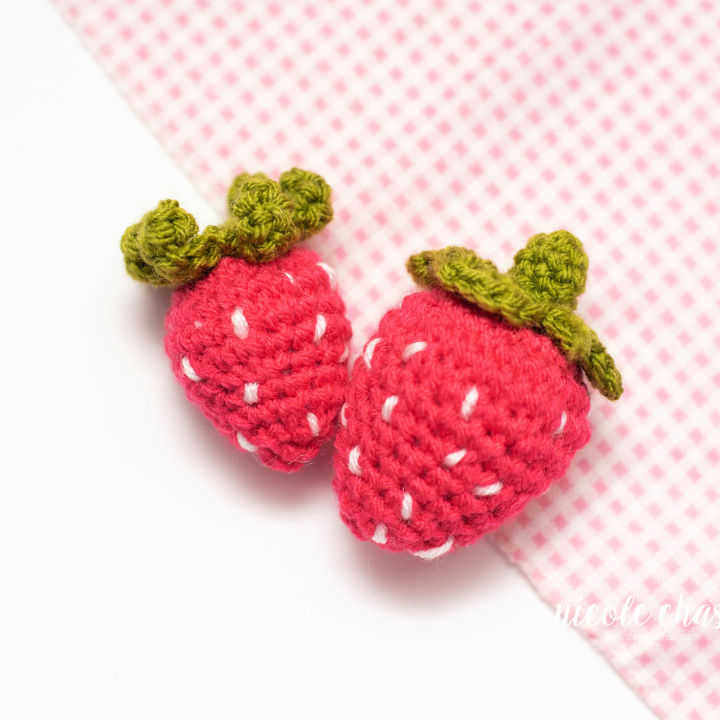 Easy And Free Crochet Strawberry Patterns