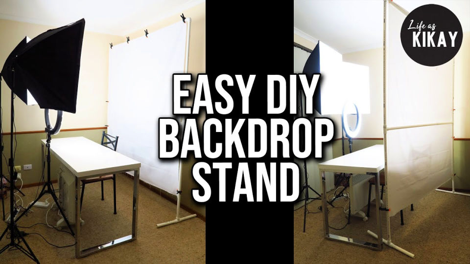 Diy Backdrop Stand Ideas Make Easy Photo Backdrop Stands