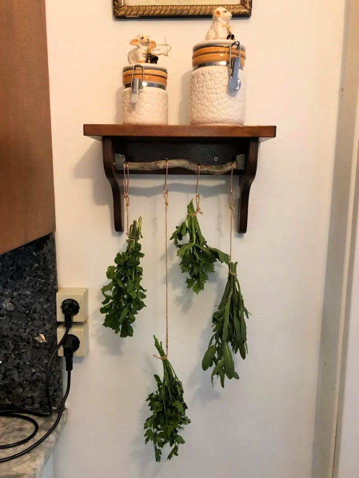 25 Homemade DIY Herb Drying Rack Ideas