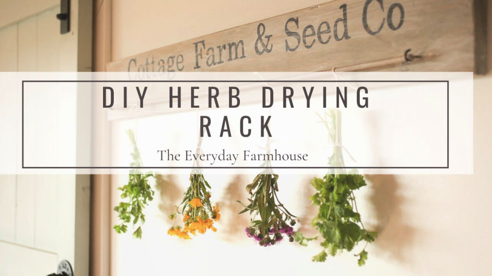 Homemade Diy Herb Drying Rack Ideas