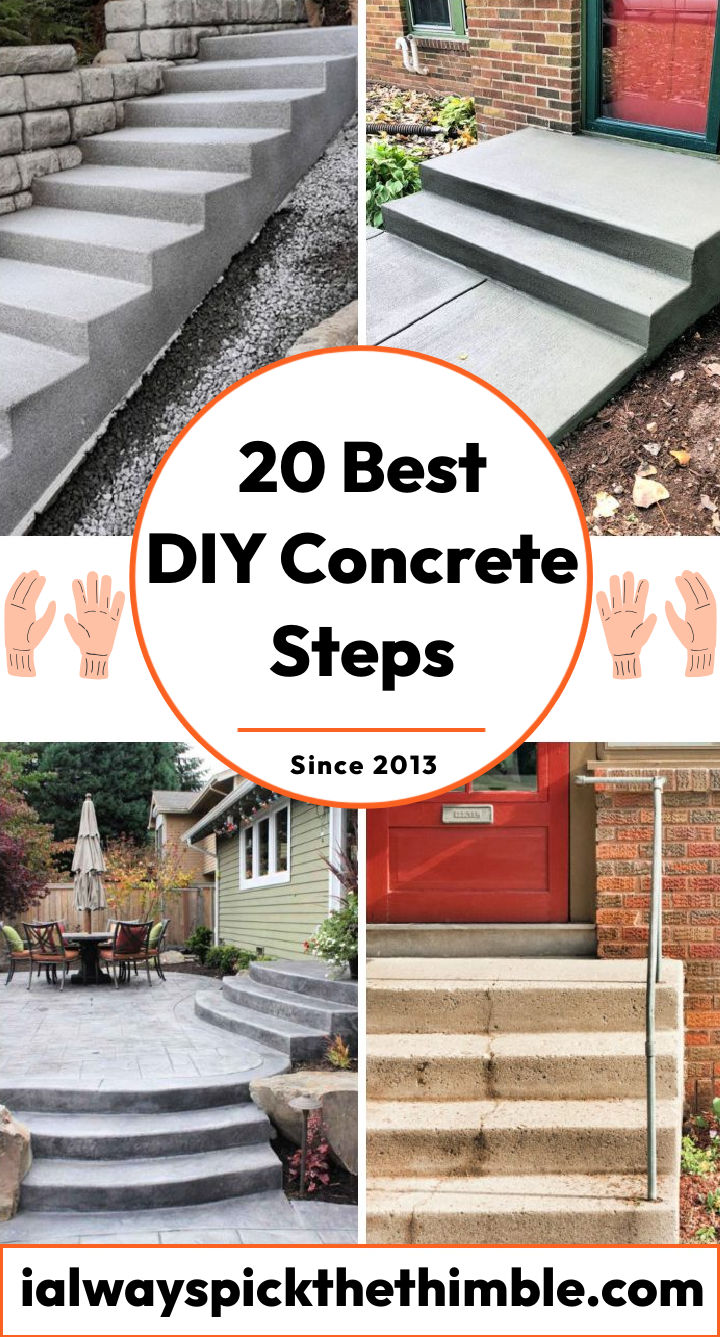 Diy Concrete Steps Plan How To Build Concrete Steps