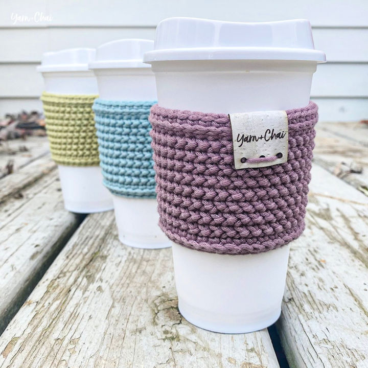 25 Free Crochet Coffee Cup Cozy Patterns