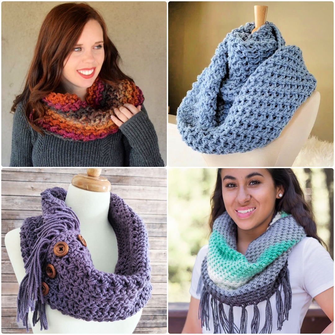 25 Free Crochet Cowl Patterns {PDF Pattern}