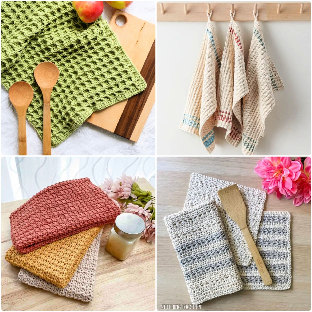 25 Free Crochet Hand Towel Patterns {PDF Pattern}