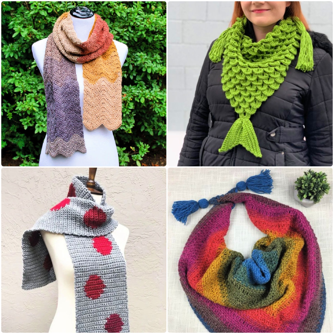 Easy Knit-Look Free Crochet Infinity Scarf Pattern + Tutorial (Unisex)
