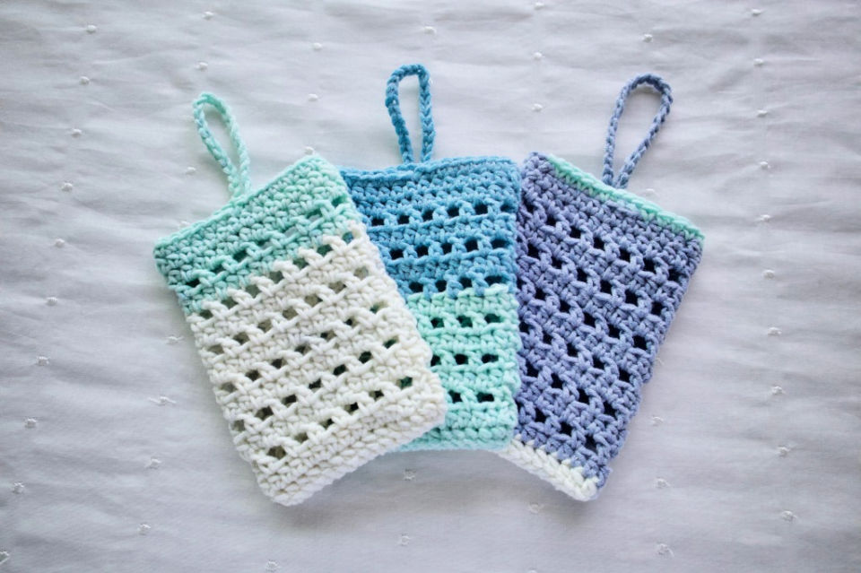 20 Free Crochet Soap Saver Patterns + PDF Pattern