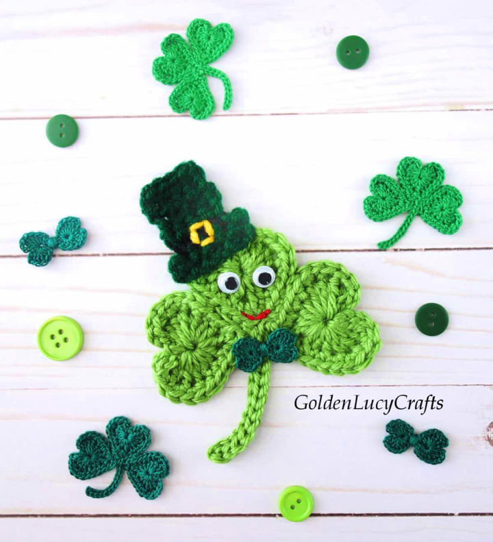 25 Free Crochet Shamrock Patterns (Printable Pattern)