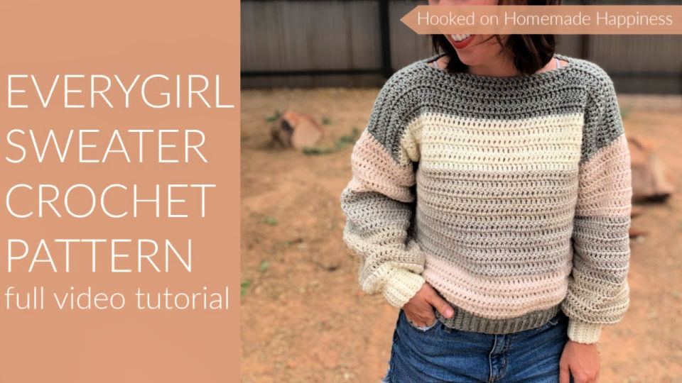 30 Free Crochet Sweater Patterns for Everyone