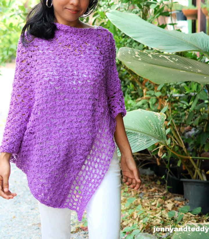 25 Free Crochet Poncho Patterns for Beginners