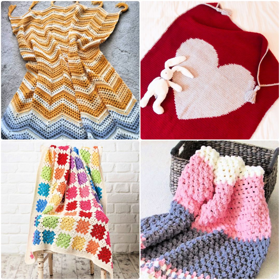 Snuggled Up Baby Blanket: Free Crochet Baby Blanket Pattern