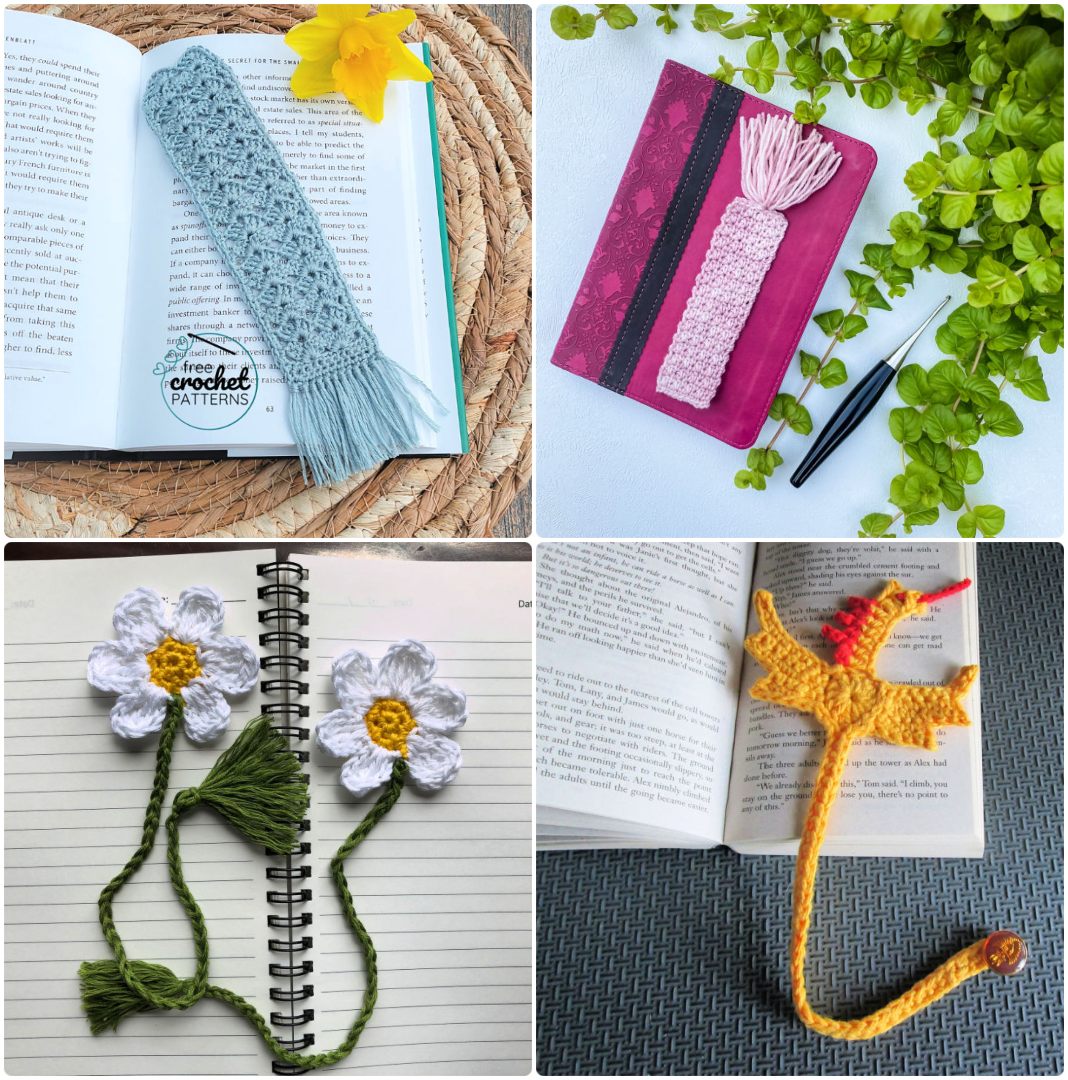 25 Free Crochet Bookmark Patterns Easy PDF Pattern 