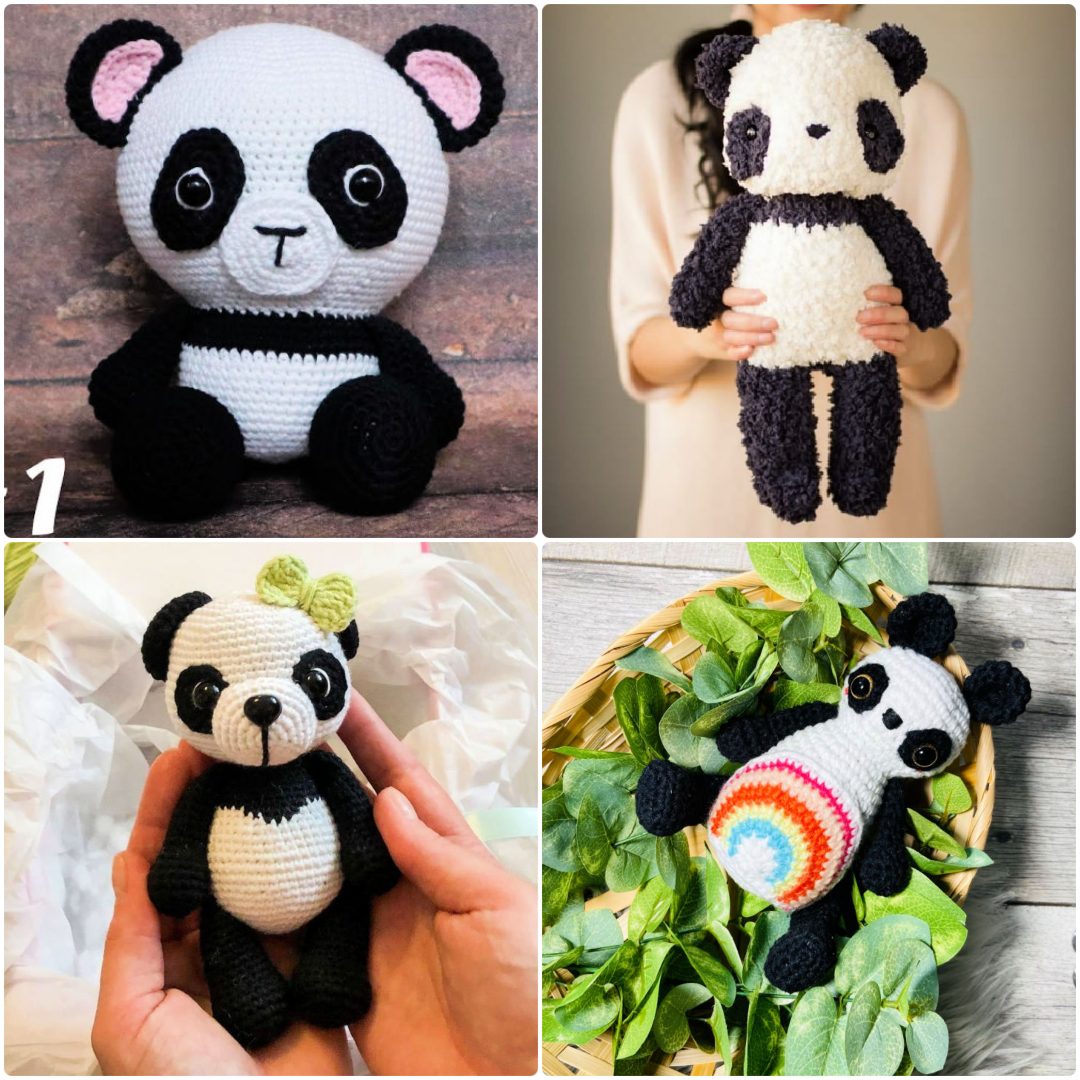 Панда с выкройкой игрушки мишки тедди - Бэйбики