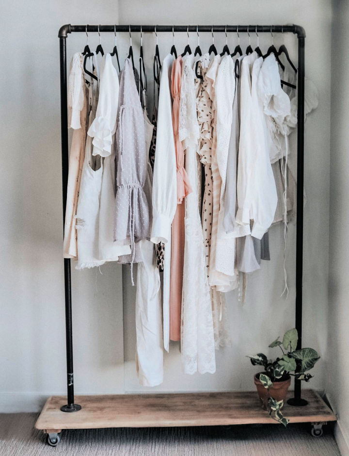 30 Homemade DIY Clothes Rack Ideas To Make   DIY Garment Rack Tutorial 