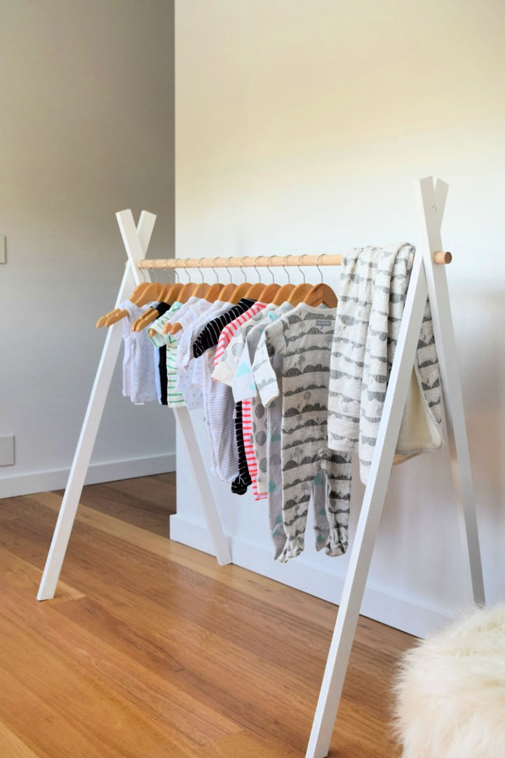 30 Homemade DIY Clothes Rack Ideas to Make