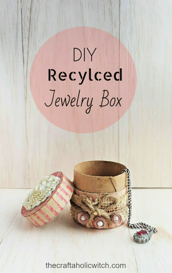 25 Free DIY Jewelry Box Plans Easy Wood Jewelry Box Plan   DIY Recycled Jewelry Box 