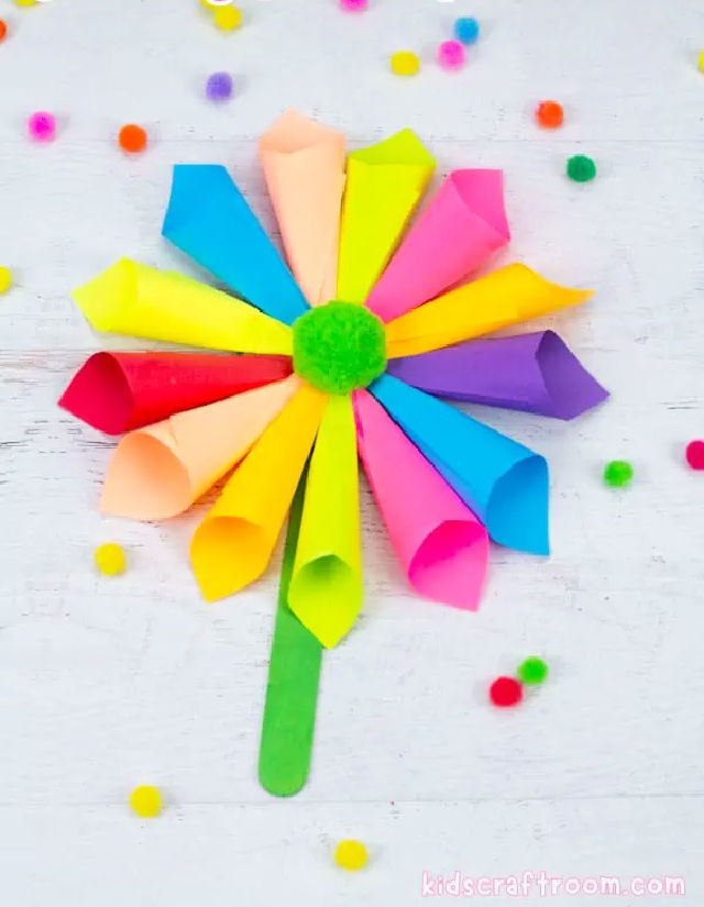 25 Easy Flower Crafts for Kids: Flower Art and Craft Ideas