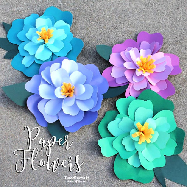 25 Easy DIY Paper Flowers: How To Make Paper Flowers