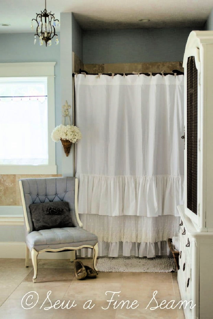 20 Diy Shower Curtain Ideas To Make For Bathroom