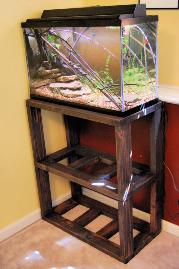 20 DIY Aquarium Stand Plans: Build Your Fish Tank Stand