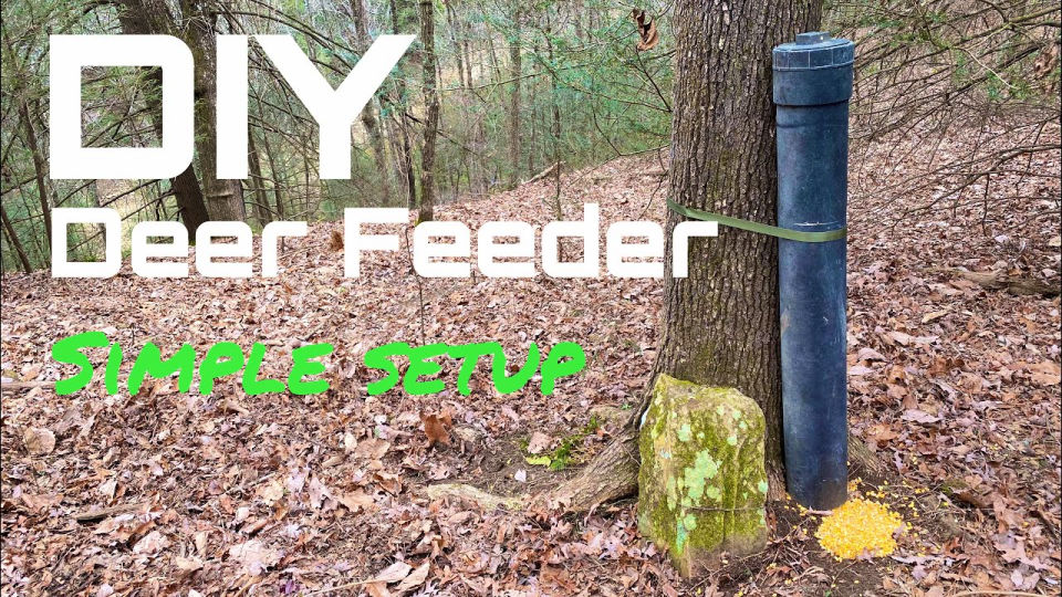 Homemade Pvc Deer Feeder