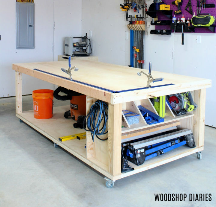 25 Free DIY Workbench Plans: How To Build a Workbench