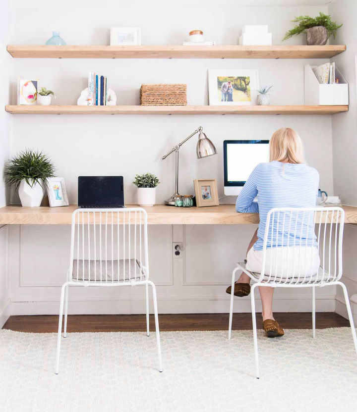 25 DIY Floating Desk Ideas: How To Build a Floating Desk