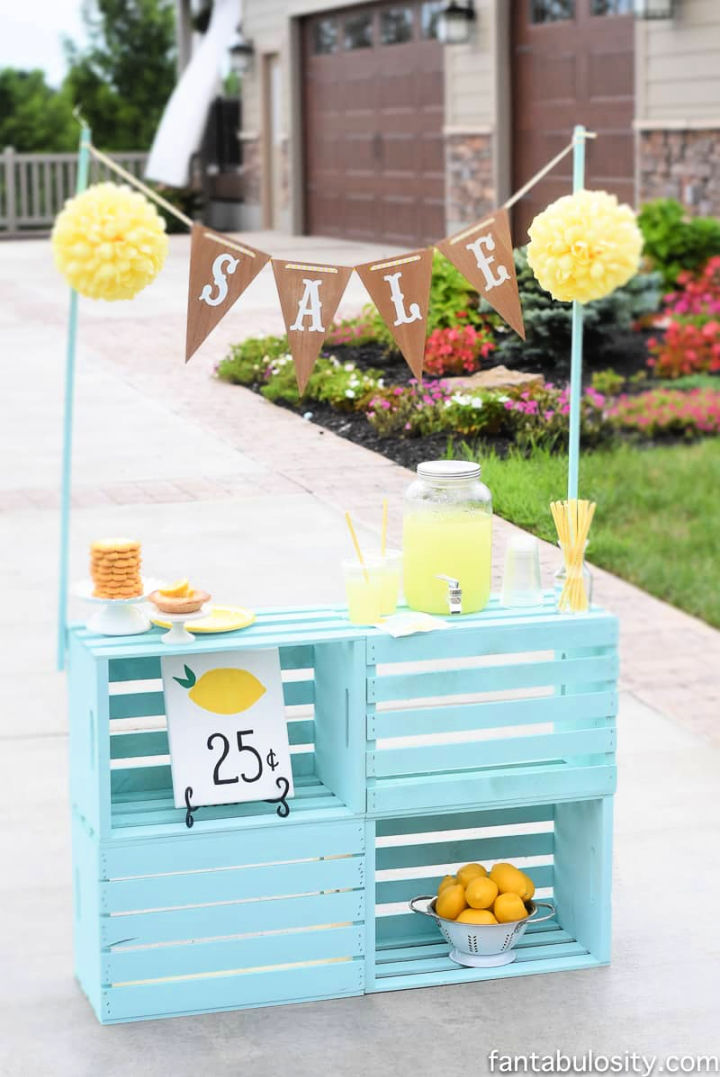 35 Homemade DIY Lemonade Stand Ideas You Can Build   Lemonade Stand 