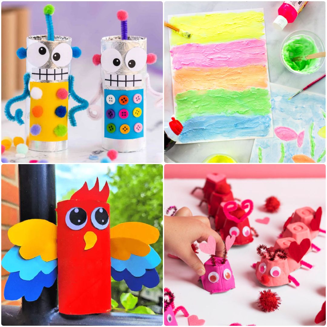 15 Easy & Fun Crafts for 2 Year Olds