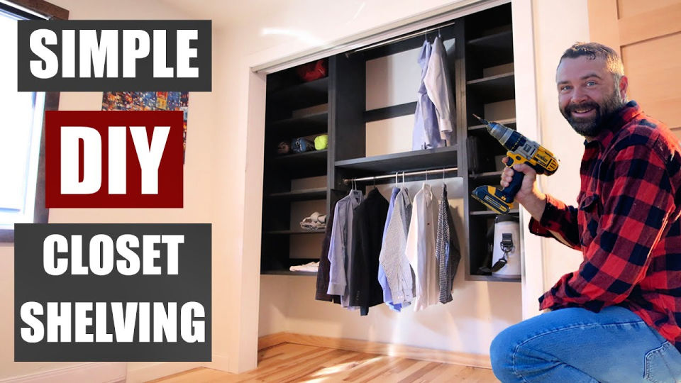 30 Cheap DIY Closet Shelves: Build Shelves for Closet