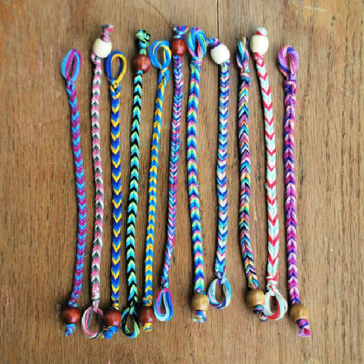 How to Make a Chevron Friendship Bracelet: 25 Free Pattern