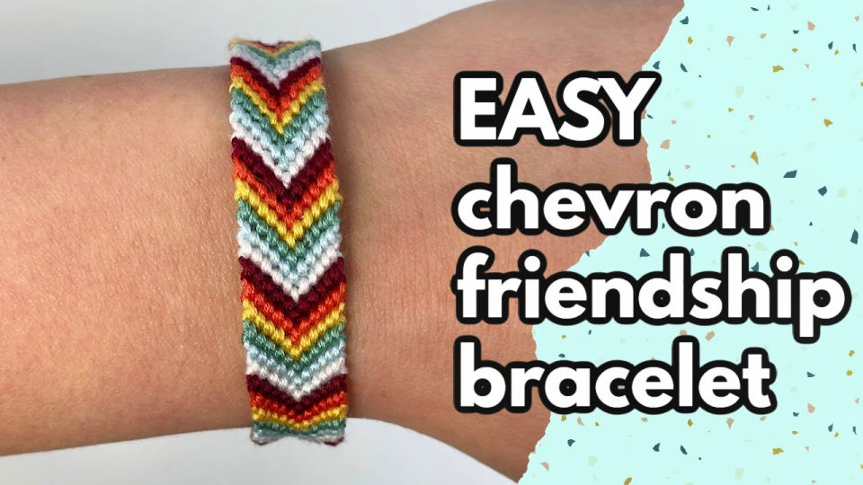 How to Make a Chevron Friendship Bracelet: 25 Free Pattern