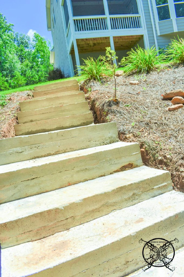 20 Diy Concrete Steps Plan How To Build Concrete Steps