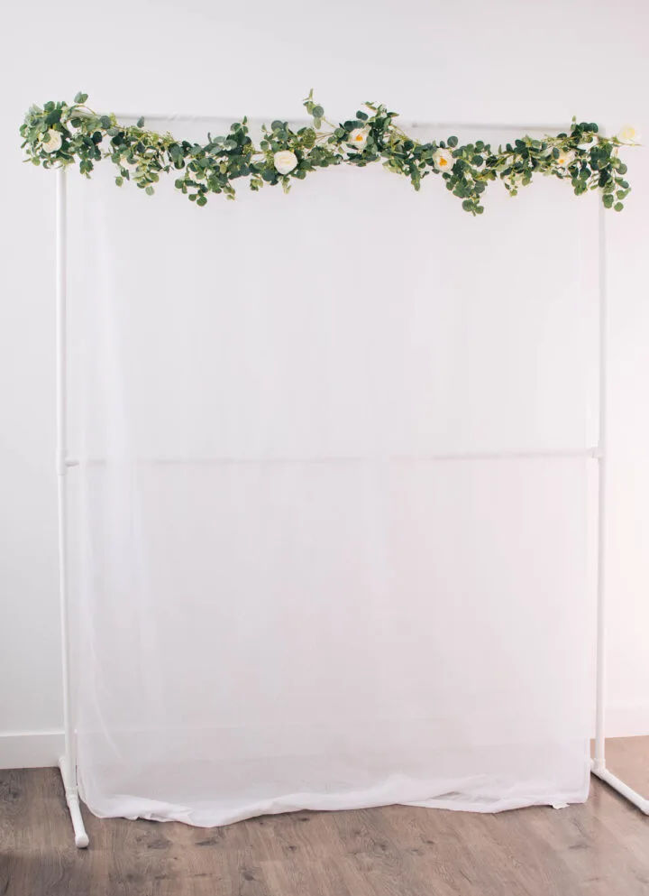 20 DIY PVC Backdrop Stand Ideas: Make PVC Pipe Backdrop