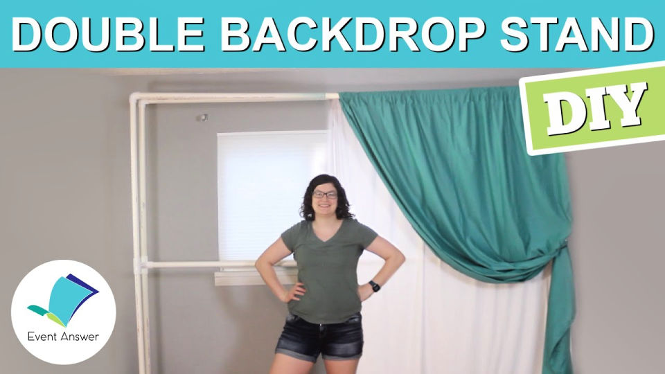 20 DIY PVC Backdrop Stand Ideas: Make PVC Pipe Backdrop