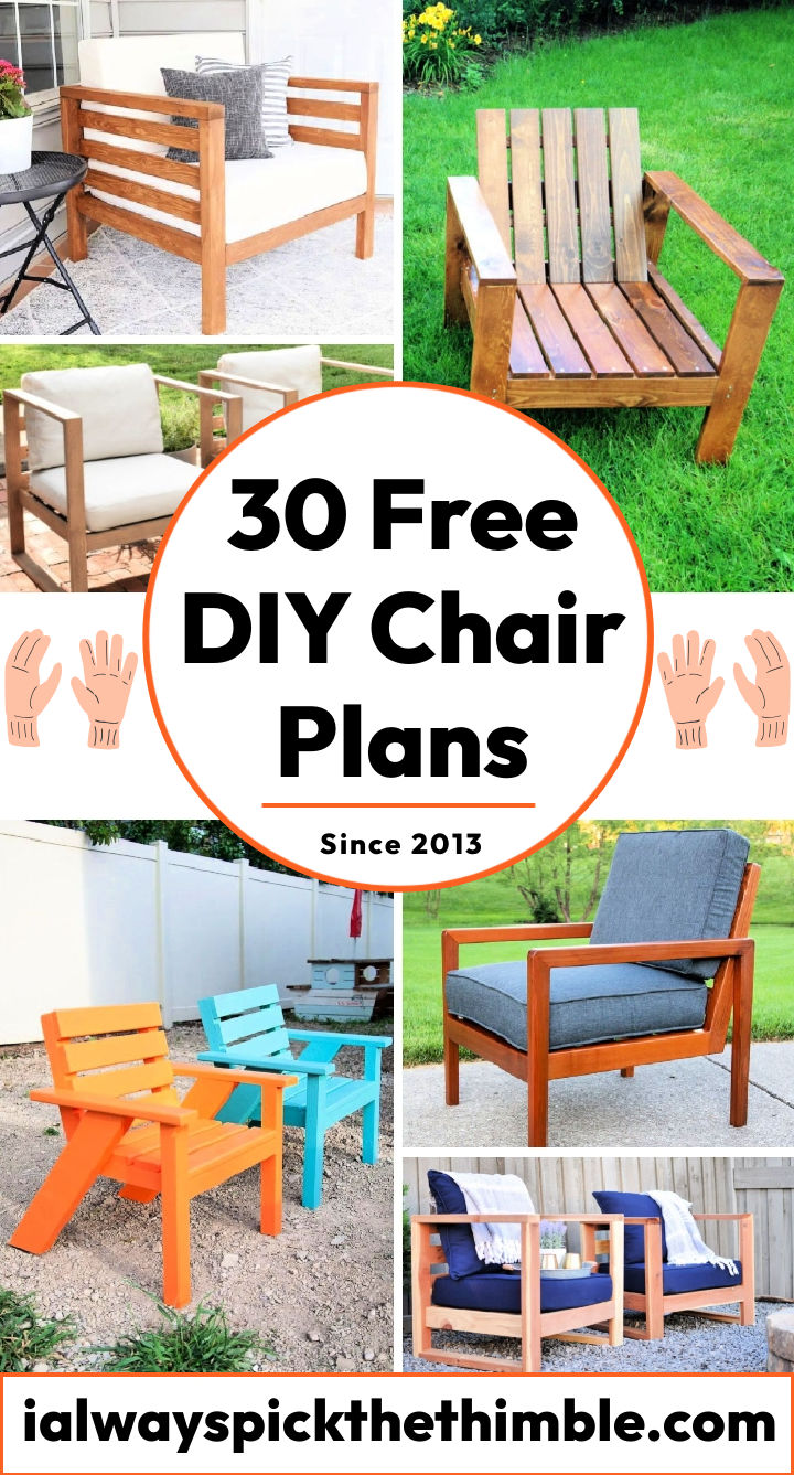 30 Easy DIY Chairs: How To Build a Chair at Home