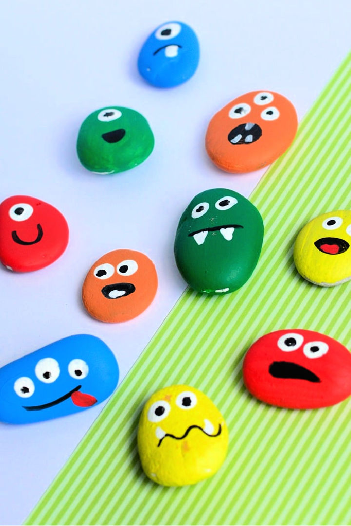 50 Easy Rock Painting Ideas for Kids and Adults