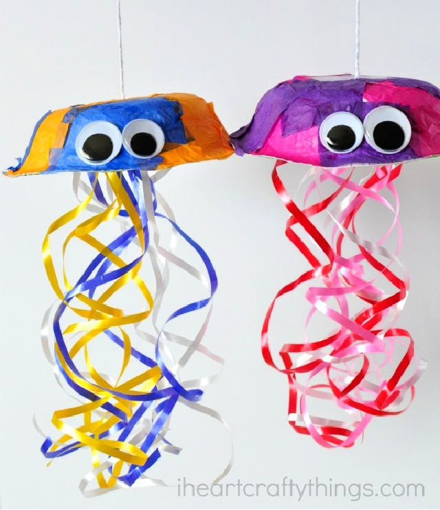 25 Easy Jellyfish Craft Ideas for Kids: Printable Template