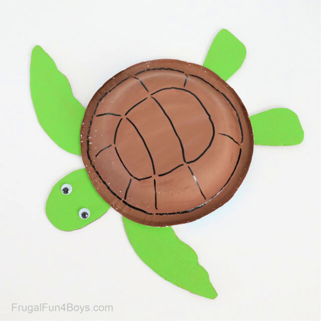 25 Easy Turtle Crafts for Kids: Sea Turtle Craft Ideas