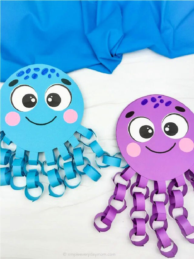 25 Octopus Crafts and Arts for Preschoolers & Toddlers