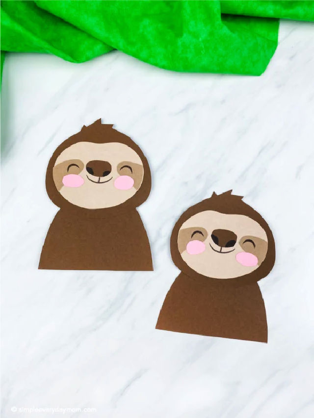 25 Fun Sloth Crafts and Activities for Kids