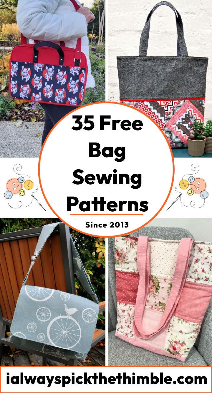 35 Free Sewing Bag Patterns: Easy Purse Patterns to Sew