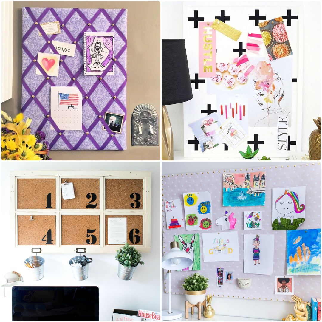 Stenciled Pegboard Craft Organizer - Positively Splendid {Crafts