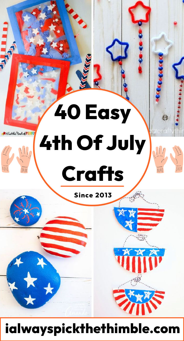 40 Easy 4th of July Crafts: Fourth of July Crafts for Kids