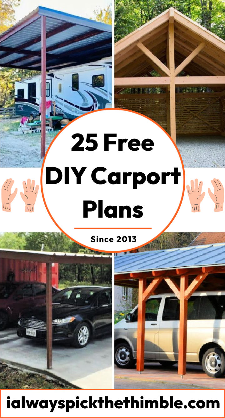 25 Diy Carport Ideas And Plans: How To Build A Carport