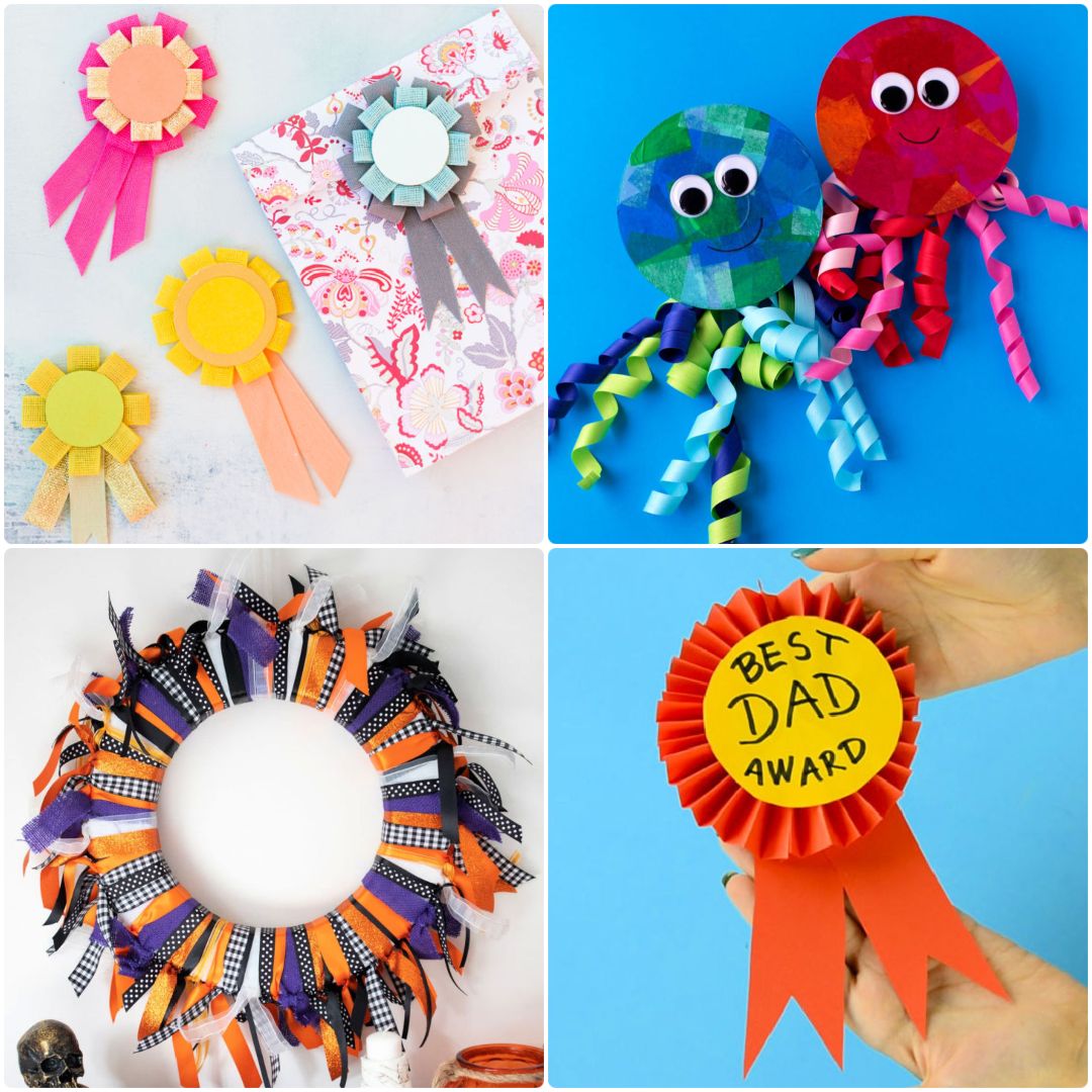 50 Ribbon Craft Ideas for Adults and Kids - FeltMagnet