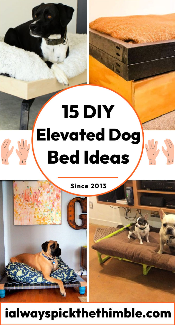 15 Free DIY Raised Dog Bed Plans