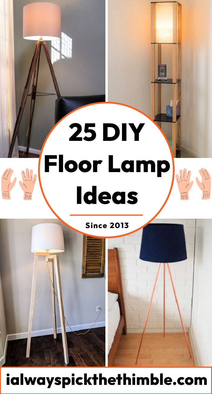 25 DIY Floor Lamp Ideas Make Your Own Floor Lamps   Diy Floor Lamp Ideas 1 